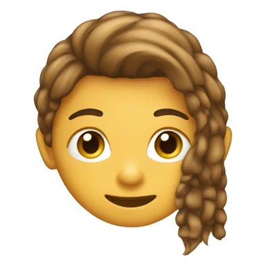 tucking hair behind ear sticker