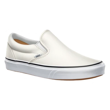 White slip on vans sticker