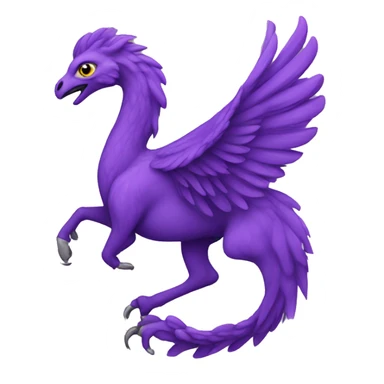 Simorgh, violet, original  sticker