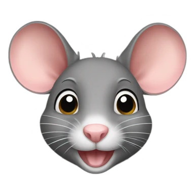 female rat sticker