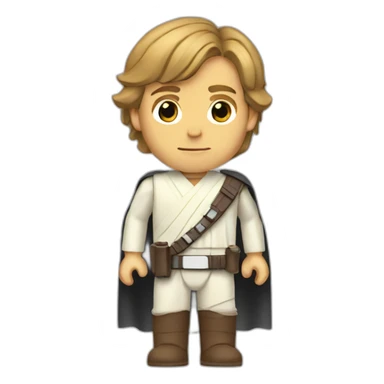 star wars luke skywalker sticker