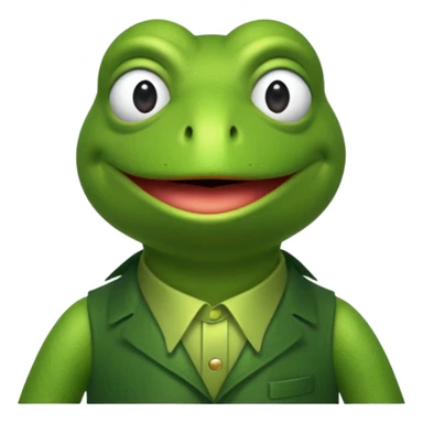 Kermit with different feelings sticker