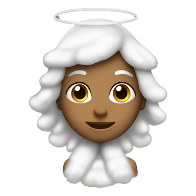 Christmas with angel on top sticker