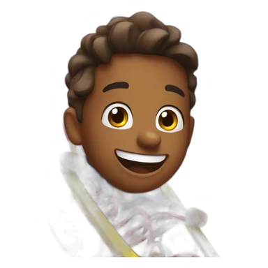 Enjoying a rollercoaster  sticker