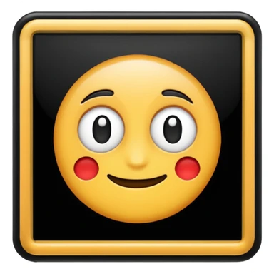 Black photo frame sticker