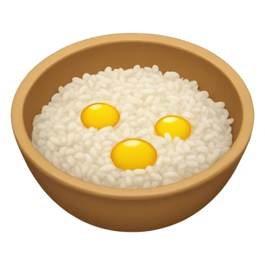 Emojis qui mange du riz sticker