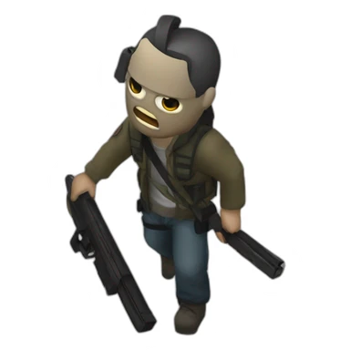 l4d2 infected charger character sticker