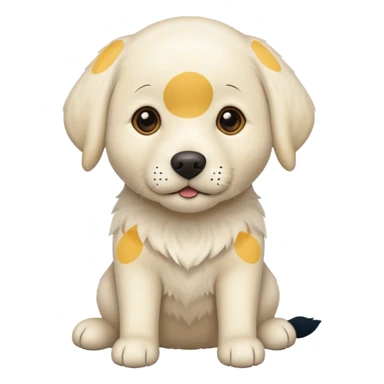 White Labrador  sticker
