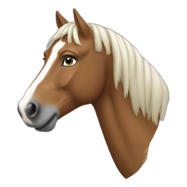 Cheval en entier sticker