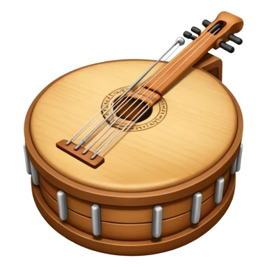 wooden ding instrument sticker