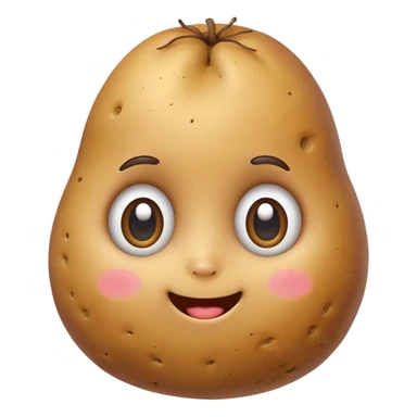 Patate kawaii sticker