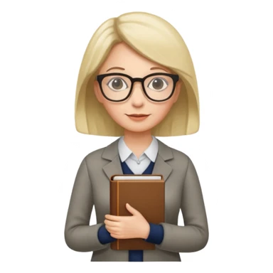 profesoară femeie  în picioare sticker