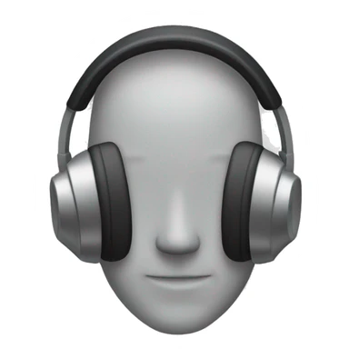 man headphone sticker