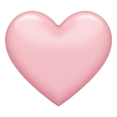 small light pink heart sticker