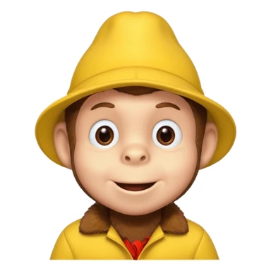 Curious George sticker