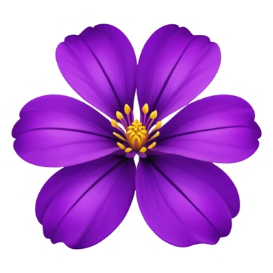 Purple flowers sticker