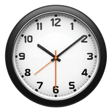  9:30 - 11:00 clock sticker