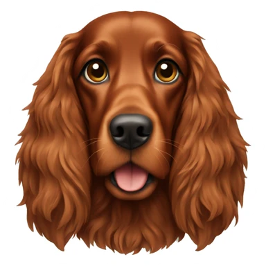 Irish setter dog sticker