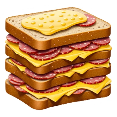 Salami sandwich sticker