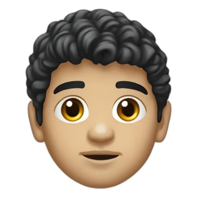 Young Maradona realist sticker