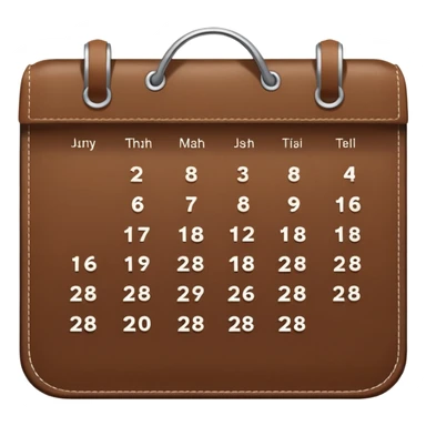 Accurate Calendar organiser 2026  sticker