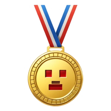 🏅 but in minecraft style sticker