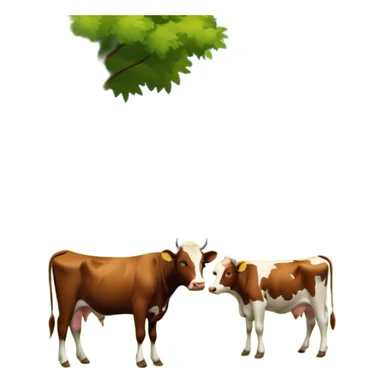 greenfield with cow cattle sticker