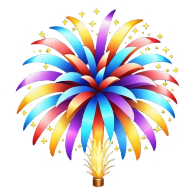 cute fireworks  sticker
