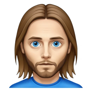 Jared Leto with blue eyes sticker