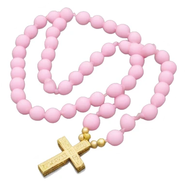 Light pink tasbeeh ( prayer beads ) sticker