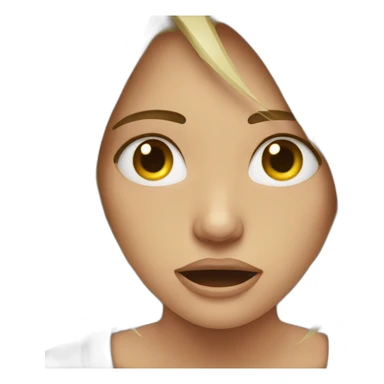 Crying ft woman sticker