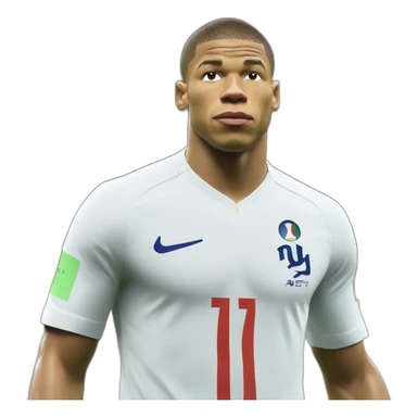Kylian mbappe, france, world cup, buff sticker