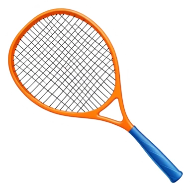 squash racket and ball sticker