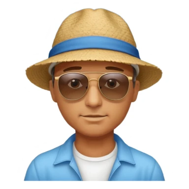 Coastal Town man sticker