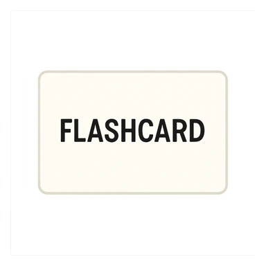 Flashcard sticker