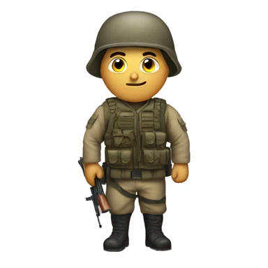 armed Turkish soldier sticker