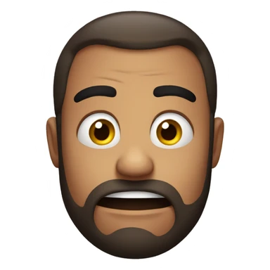 Scared emoji sticker