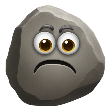 rock with googly eyes sticker