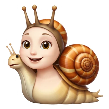 Snail girl sticker