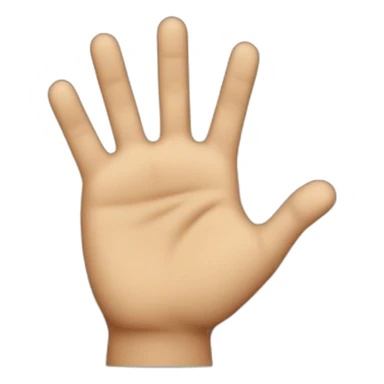 hand rasied up confused sticker