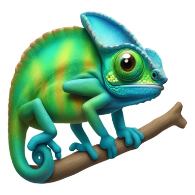 Chameleon pascal sticker
