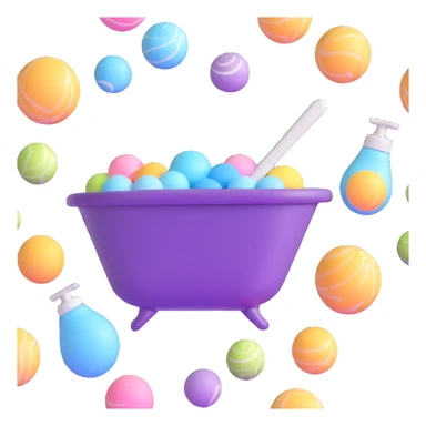 AVON bath set with bubble bath, bath bombs, and bath salts sticker