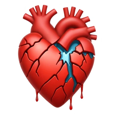 heart about to break sticker