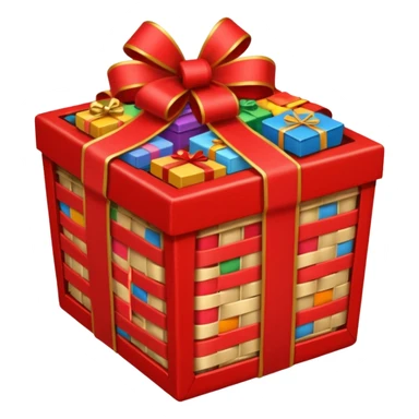 Return gift net hamper sticker