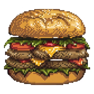 juicy cheeseburger sticker