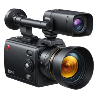 Video camera with lens covered.

 sticker