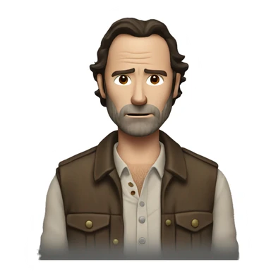 rick grimes  sticker