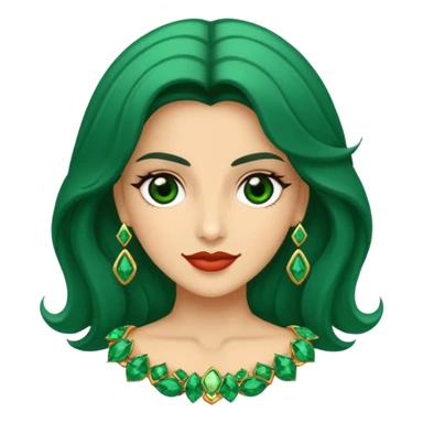 Esmeralda preciosa joia sticker