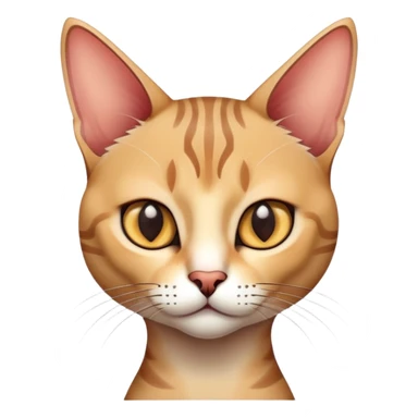 Oriental cat sticker