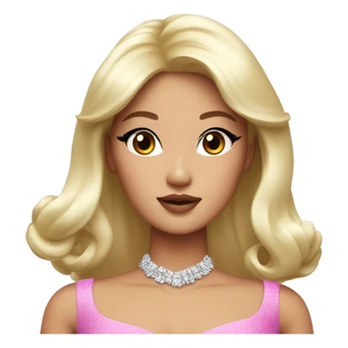 glamorous asian barbie  sticker